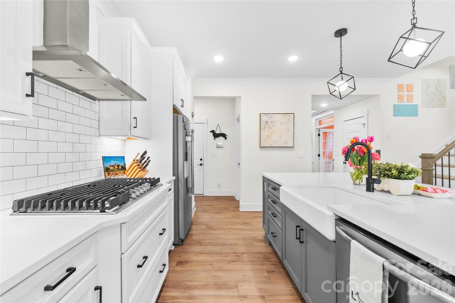 Furnished interior view inside a new home in Villas at Prestwick, Mooresville (Image 6).
