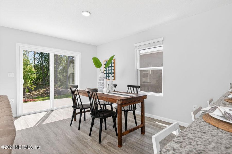 Furnished interior view inside a new home in , Jacksonville (Image 6).