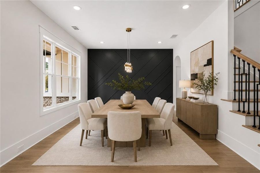 Furnished interior view inside a new home in , Jefferson (Image 9).