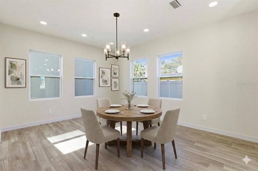 Furnished interior view inside a new home in , St. Petersburg (Image 5).