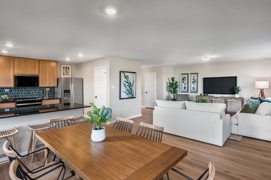 Representative furnished interior of a home built from the 2246 by KB Home in Legend Heights - Heritage Collection, New Braunfels (Image 8).