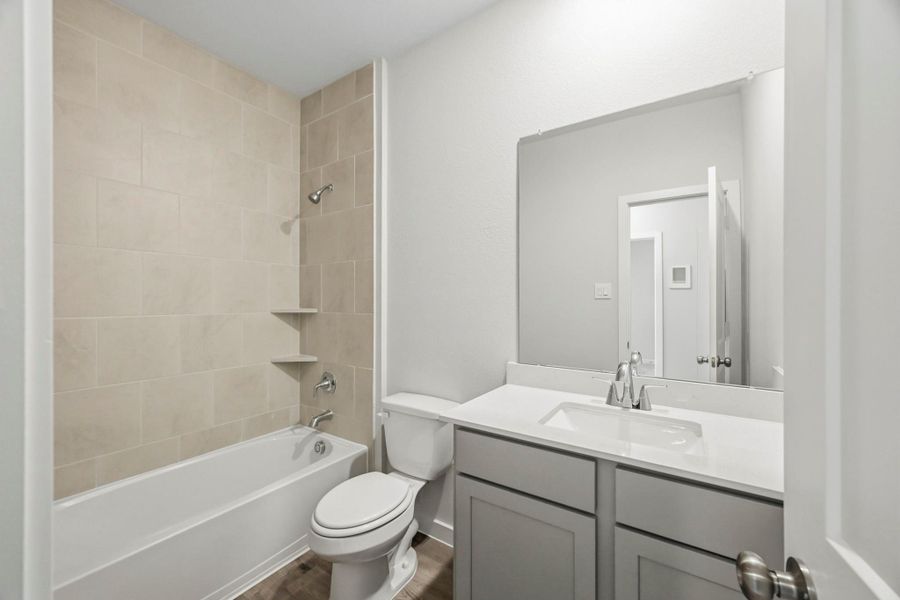 Furnished interior view inside a new home in Park Hill Villas, Stafford (Image 9).