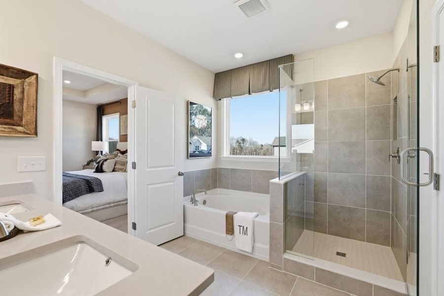 Representative furnished interior of a home built from the Essex by Taylor Morrison in Dreycott, Lawrenceville (Image 42).