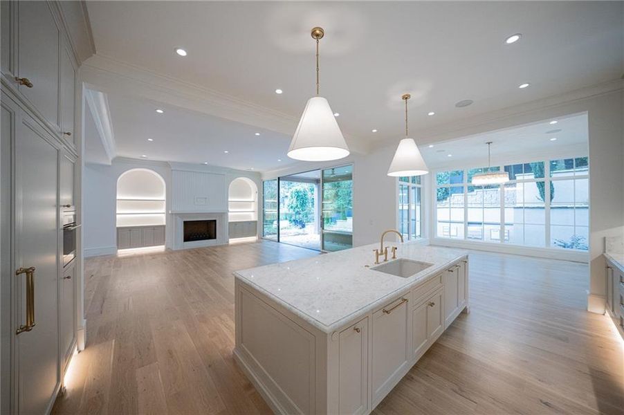 Furnished interior view inside a new home in Blue Heron Walk, Atlanta (Image 6).