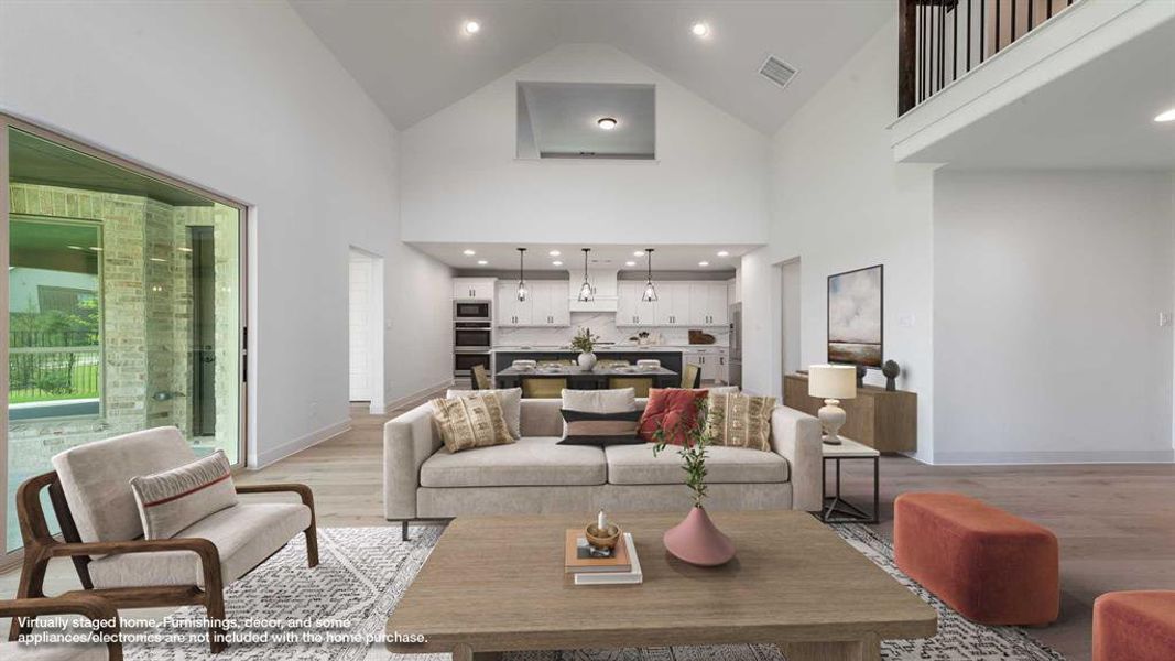 Furnished interior view inside a new home in Somerset Park 80', Rockwall (Image 7). Furnished interior view inside a new home in Somerset Park 80', Rockwall (Image 7).