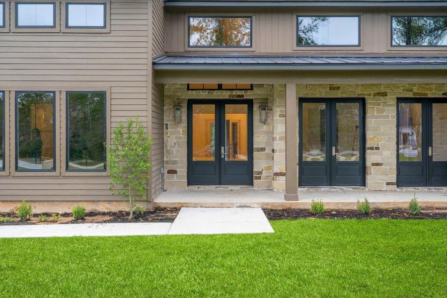 Exterior details and patio area of a home in , Montgomery (Image 1). Exterior details and patio area of a home in , Montgomery (Image 1).