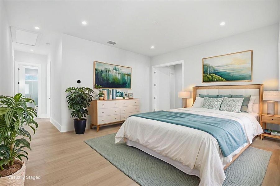 Furnished interior view inside a new home in , Tampa (Image 43).