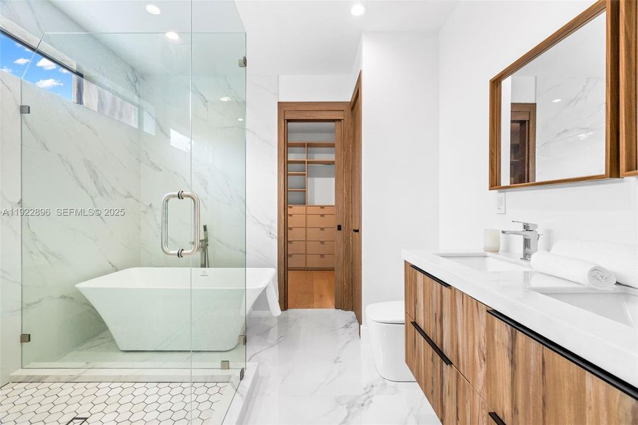 Furnished interior view inside a new home in , Miami (Image 7).