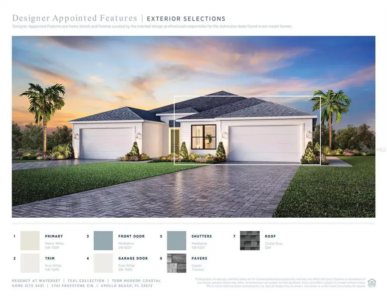 Sample of building materials used in homes in , Apollo Beach (Image 8).