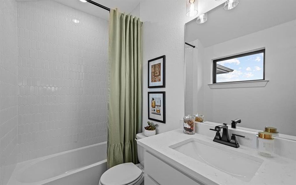 Furnished interior view inside a new home in The Grove Frisco, Frisco (Image 15).