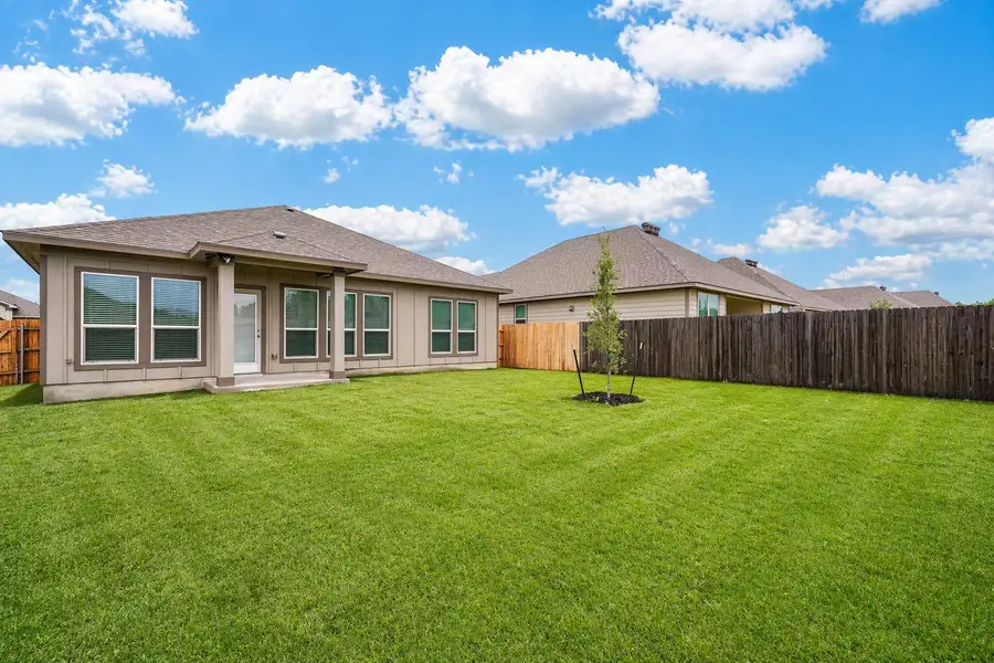 Exterior details and patio area of a home in Three Creeks, Belton (Image 2). Exterior details and patio area of a home in Three Creeks, Belton (Image 2).