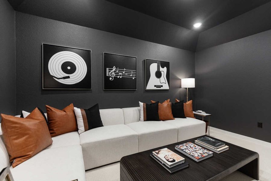 Representative Entertainment Room - some options shown