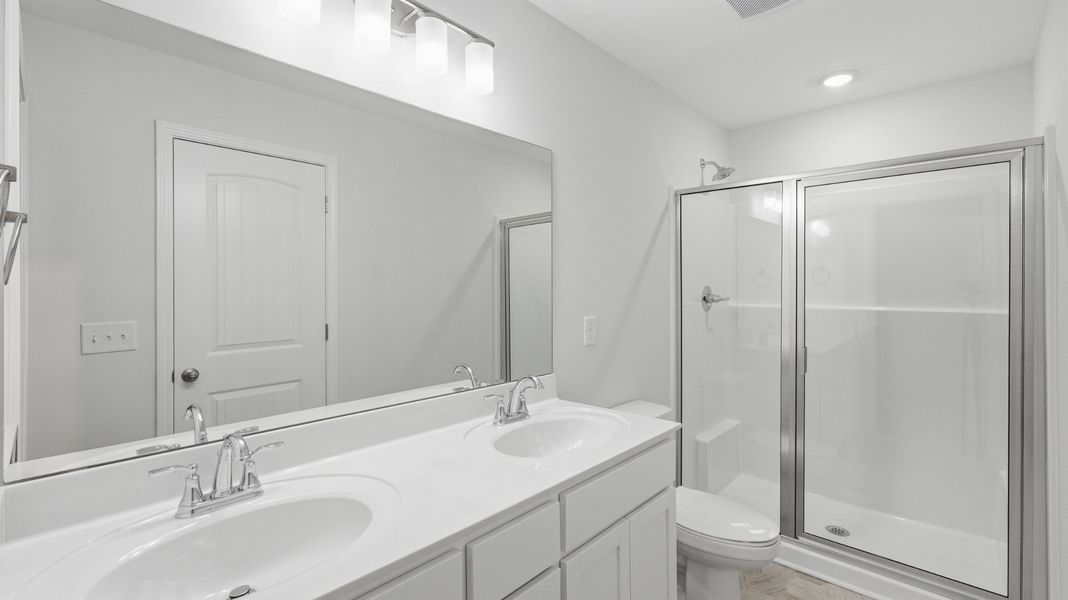 Furnished interior view inside a new home in Wheatfield, Shelbyville (Image 8).