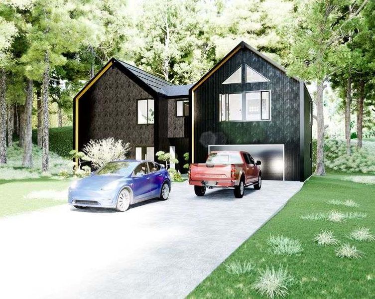 Front exterior of a new home in , Ellijay, GA, highlighting curb appeal (Image 13). Front exterior of a new home in , Ellijay, GA, highlighting curb appeal (Image 13).