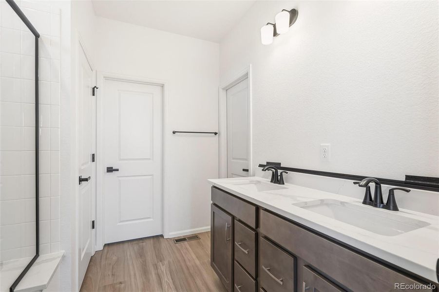 Furnished interior view inside a new home in The Nest Classic at Canyon Creek, Erie (Image 12).
