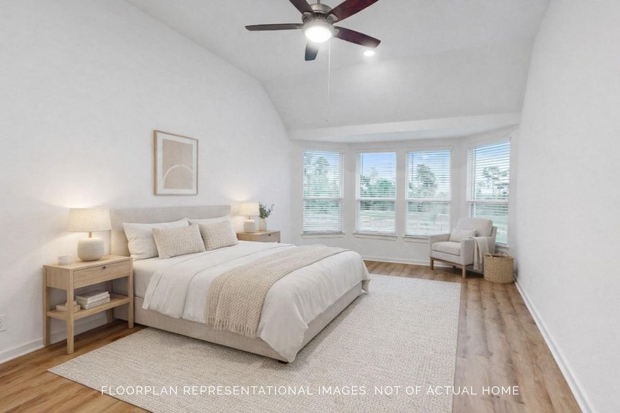 Furnished interior view inside a new home in Marvida, Cypress (Image 7).