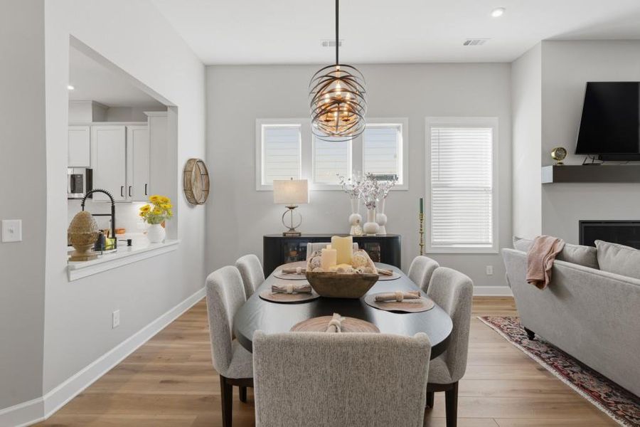 Furnished interior view inside a new home in , Hoschton (Image 13).