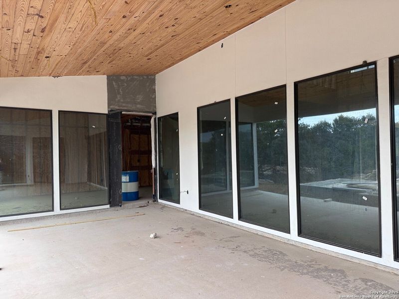 In-progress construction of a new home in Paradise On The Guadalupe, Canyon Lake, TX (Image 7).