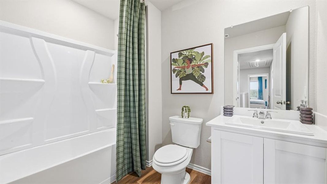 Furnished interior view inside a new home in Hickory Grove, Krum (Image 26).