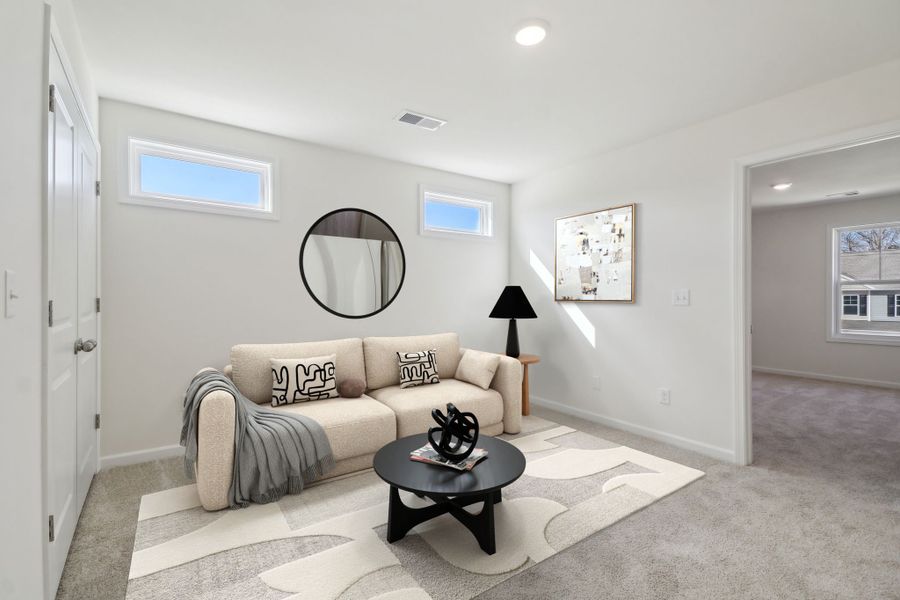 Representative furnished interior of a home built from the Bradley II by Great Southern Homes in Lynbrook, Boiling Springs (Image 54).