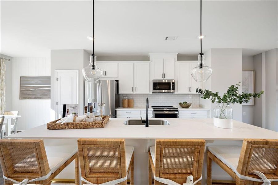 Furnished interior view inside a new home in Waverly at Buice Lake, Acworth (Image 25).
