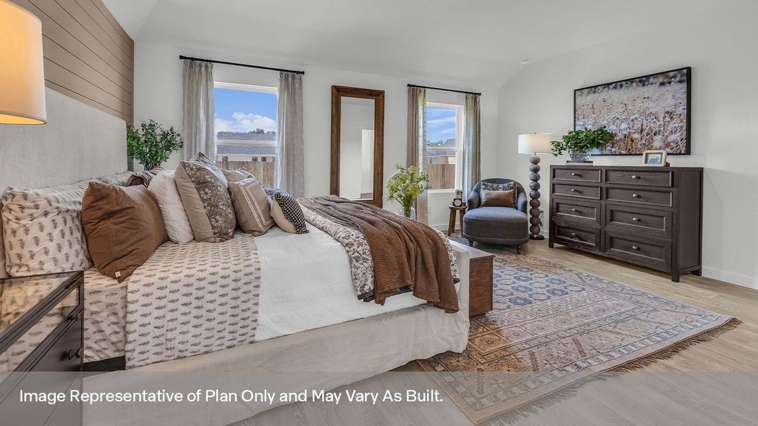 Furnished interior view inside a new home in Sonoma Oaks, Fredericksburg (Image 25).