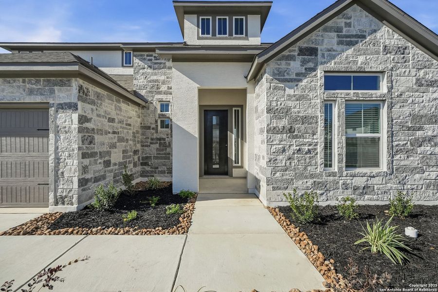 Exterior details and patio area of a home in Esperanza – New Phase Now Selling, Boerne (Image 28).