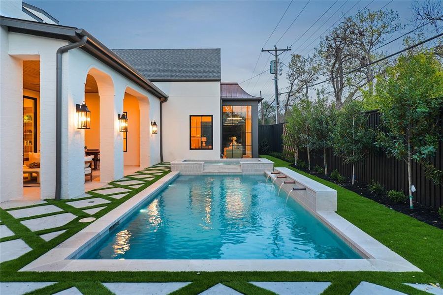 Exterior details and patio area of a home in , Dallas (Image 25).
