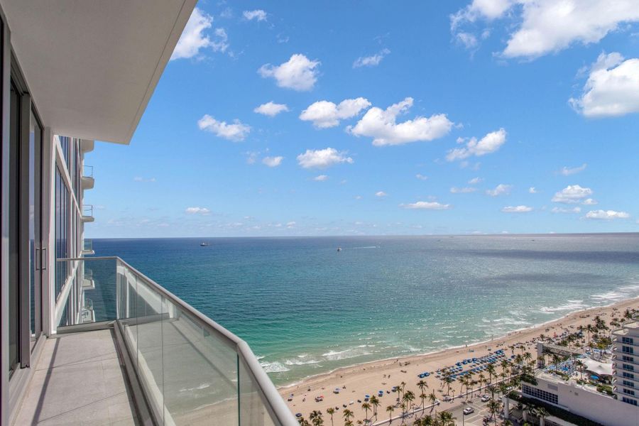 View from the southeast side balcony View from the southeast side balcony