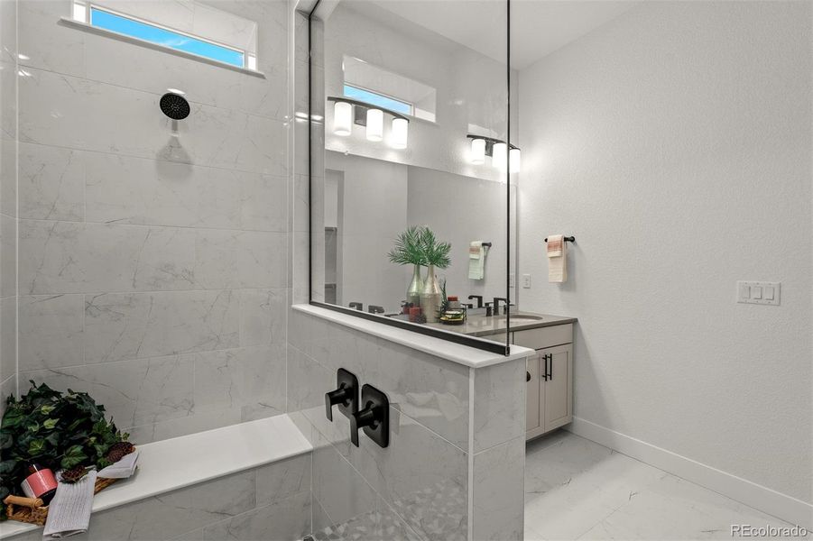 Furnished interior view inside a new home in Wolf Ranch - Enclave Collection, Colorado Springs (Image 6).