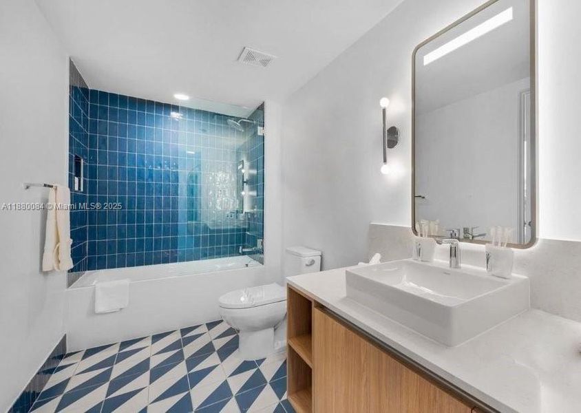 Furnished interior view inside a new home in , Miami (Image 3). Furnished interior view inside a new home in , Miami (Image 3).