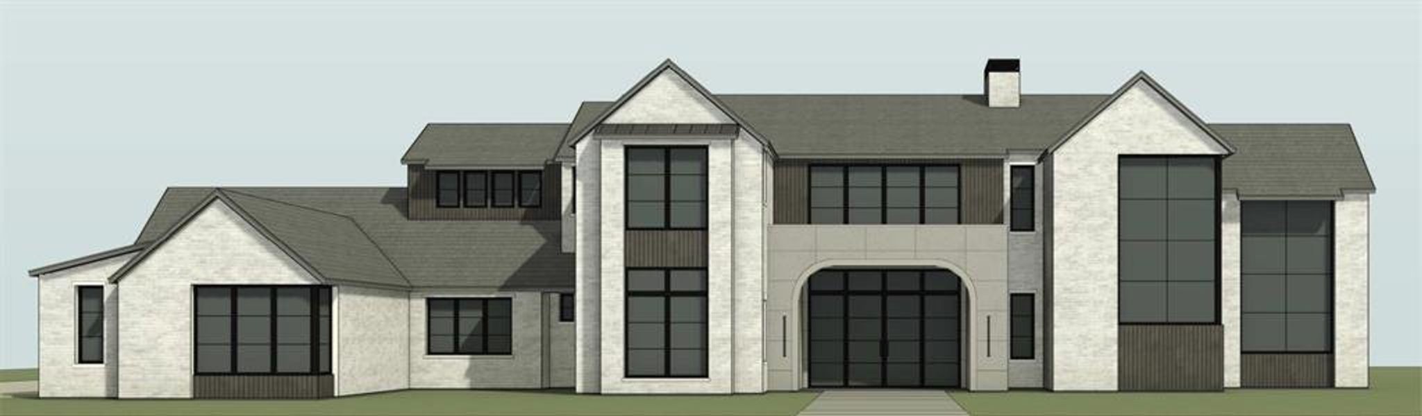 Exterior rendering of this home design in , Fairview, TX (Image 5).