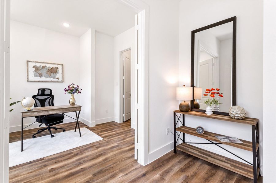 Furnished interior view inside a new home in , Spring (Image 11).