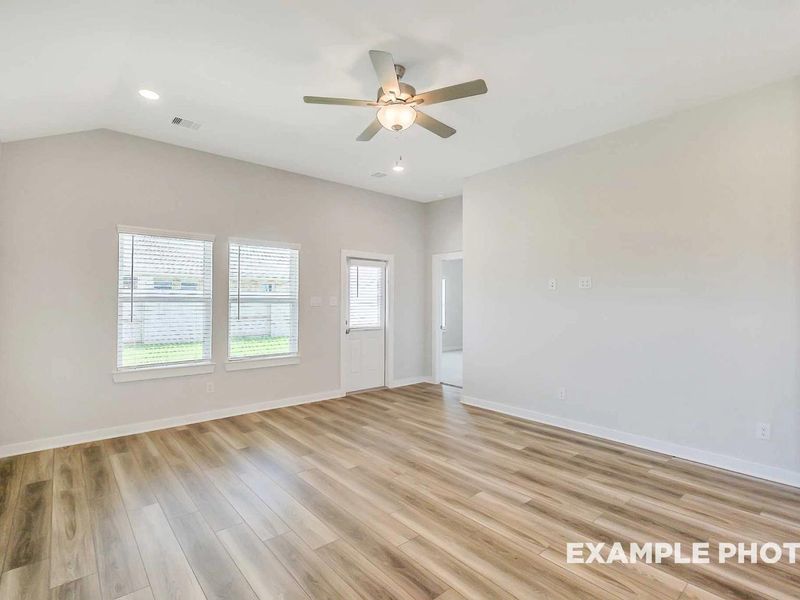 Representative unfurnished interior of a home built from the The Riviera A by Davidson Homes LLC in Sunterra, Katy (Image 11). Representative unfurnished interior of a home built from the The Riviera A by Davidson Homes LLC in Sunterra, Katy (Image 11).
