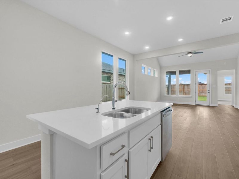 Furnished interior view inside a new home in Trillium, Richmond (Image 7).