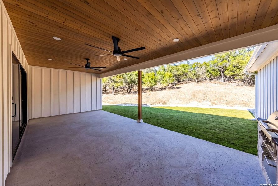 Exterior details and patio area of a home in , Boerne (Image 27).