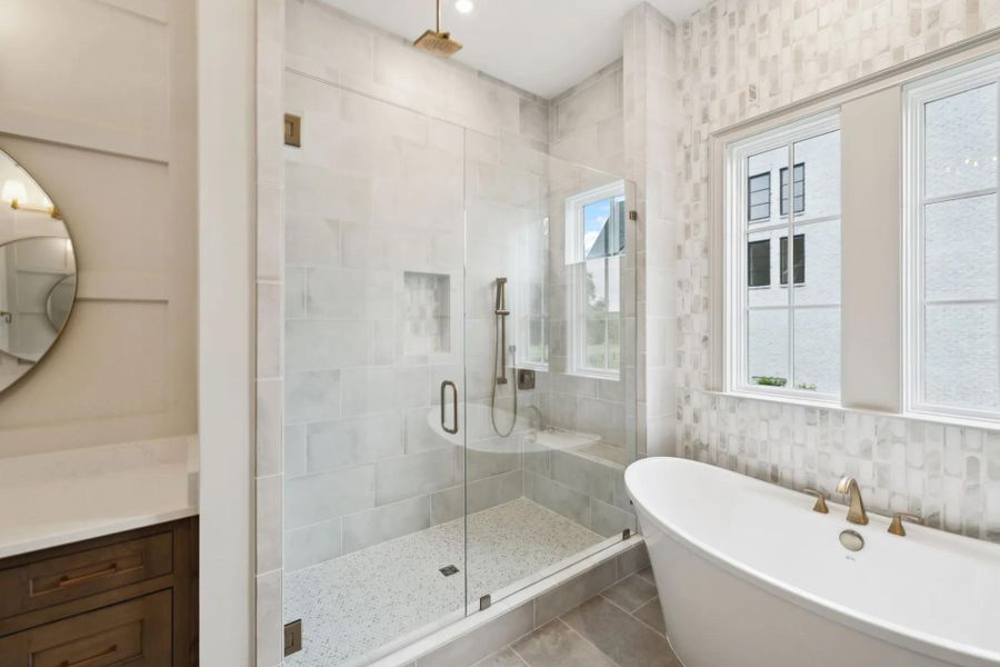 The Elmsley E Primary Suite Bathroom The Elmsley E Primary Suite Bathroom