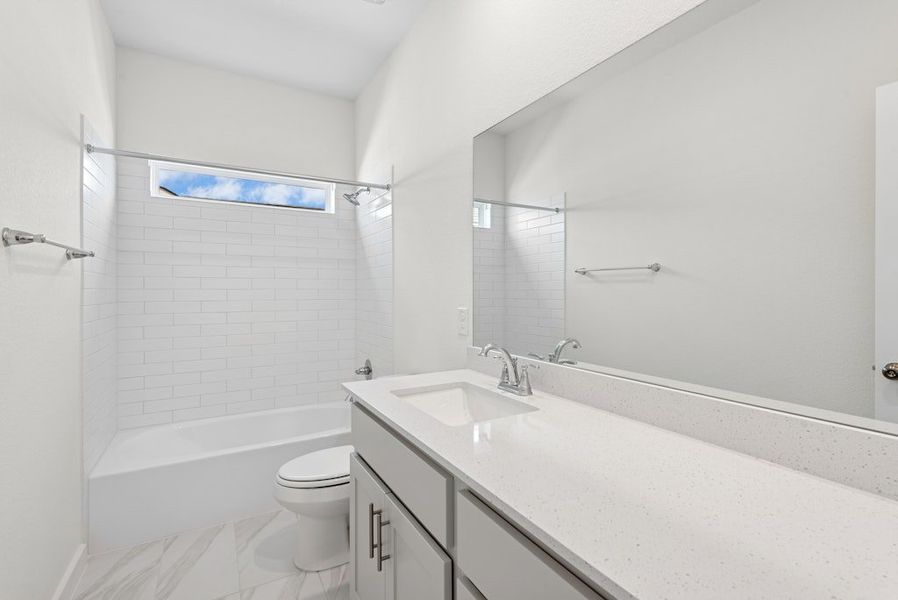 Furnished interior view inside a new home in Santa Rita Ranch, Georgetown (Image 15).