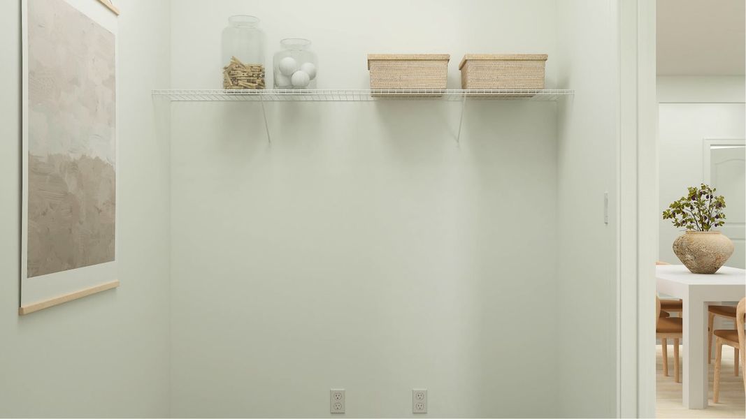 Princeton II laundry room