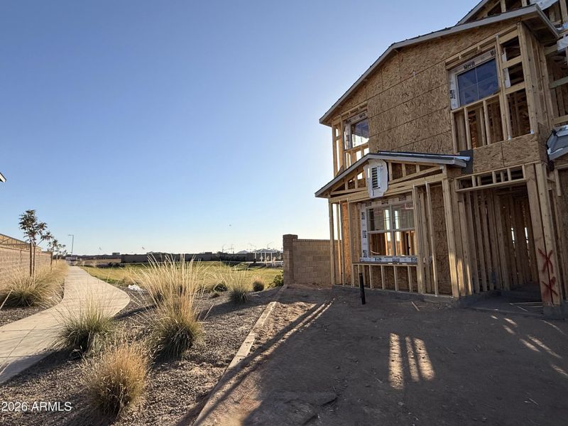 002 Exterior next to green belt