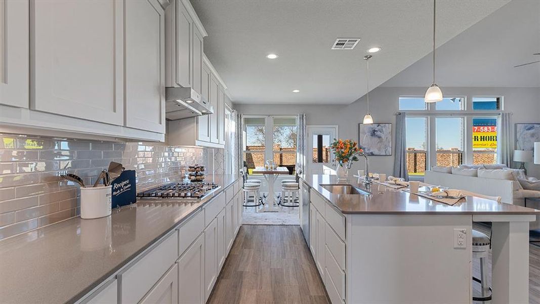 Furnished interior view inside a new home in Eden Ranch, Arlington (Image 8). Furnished interior view inside a new home in Eden Ranch, Arlington (Image 8).