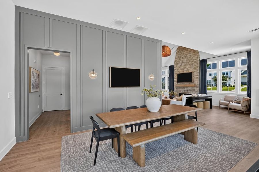 Furnished interior view inside a new home in Silverstone, Knightdale (Image 17).