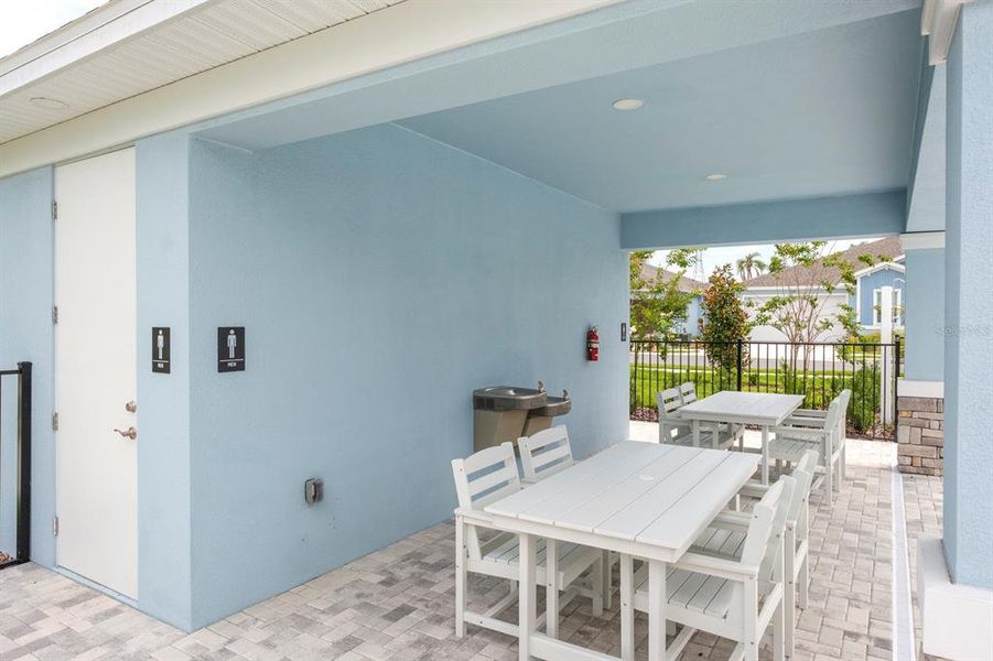 Exterior details and patio area of a home in , Clearwater (Image 8).