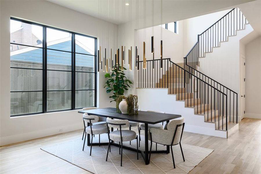 Furnished interior view inside a new home in , Dallas (Image 27).