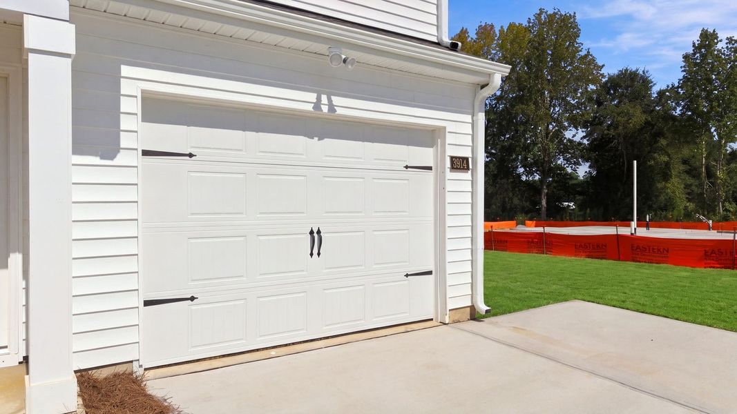 Exterior details and patio area of a home in Hobbs Farm, Ayden (Image 4).