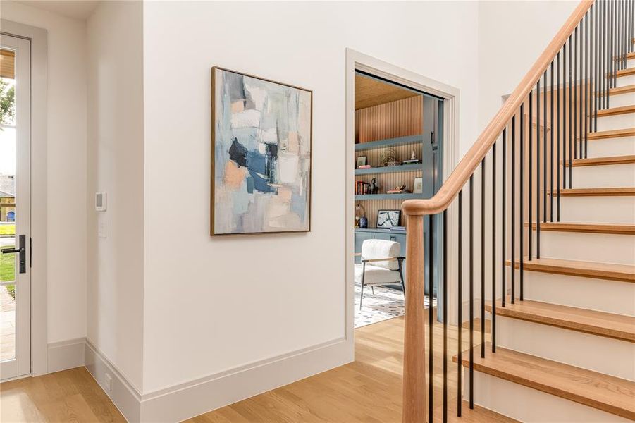Furnished interior view inside a new home in , Dallas (Image 29).