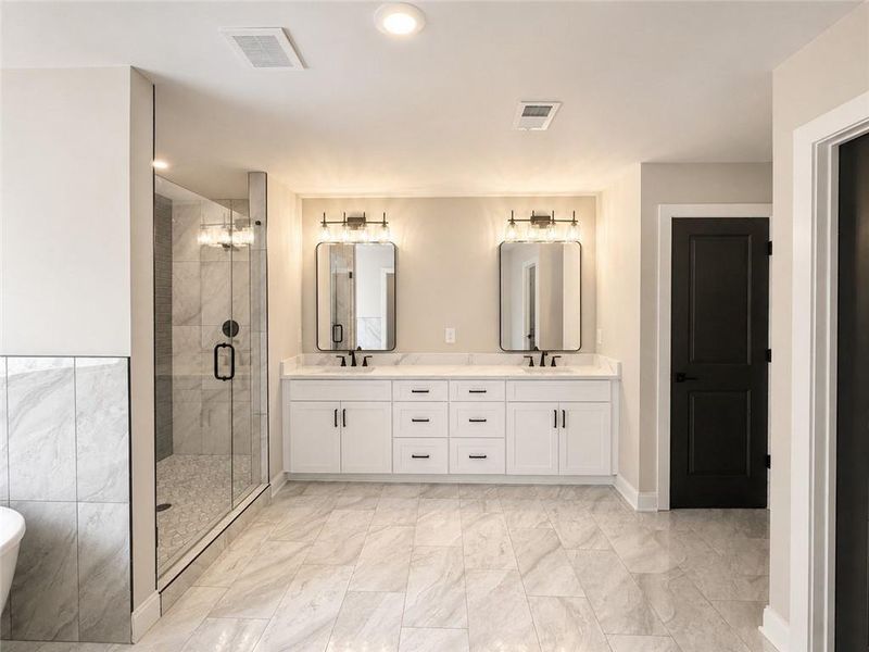 Furnished interior view inside a new home in , Loganville (Image 13).