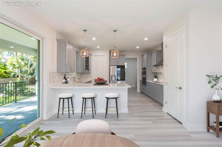 Furnished interior view inside a new home in , Tampa (Image 14). Furnished interior view inside a new home in , Tampa (Image 14).