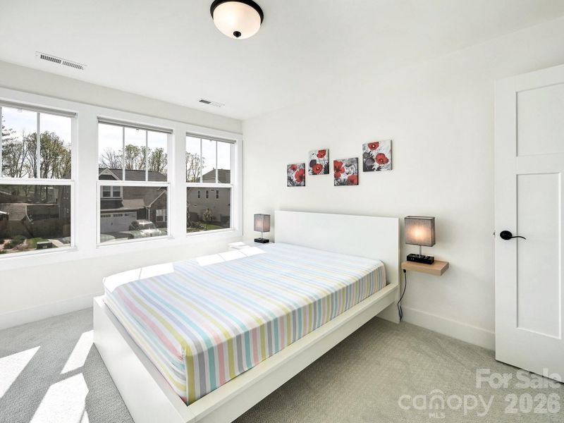 Third bedroom on upper level.