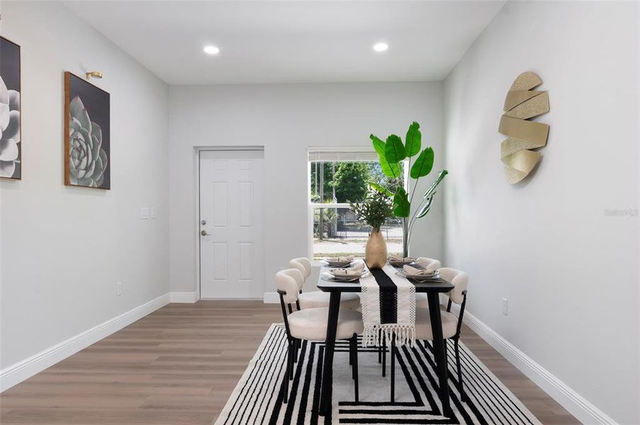 Furnished interior view inside a new home in , St. Petersburg (Image 7).